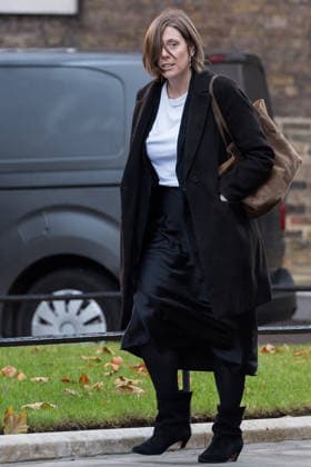 December 2, 2025, London, England, United Kingdom: Parliamentary Under-Secretary of State in the Home Office JESS PHILLIPS arrives in Downing Street during the weekly Cabinet meeting. London United Kingdom - ZUMAs371 20251202_zip_s371_032 Copyright: xWiktorxSzymanowiczx