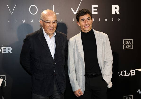 Marc Márquez presents Volver , the documentary that traces his path to his ninth world title Carmelo Ezpeleta and Marc Márquez during the preview of Volver , on December 2, 2025, in Madrid Spain The new original documentary from DAZN collects, as never before has been told, the path of Marc Márquez to return to the top of motorcycling and conquer his ninth world title An intimate and powerful story in which great icons of Spanish sport as Rafa Nadal, Fernando Alonso, Pau Gasol, Andres Iniesta and Alexia Putellas, analyze from their own experience what it means to fall, resist and return to the top, Fernando Alonso, Pau Gasol, Andrés Iniesta and Alexia Putellas, analyze from their own experience what it means to fall, resist and return to t Copyright: xJosà xRuizx 7143499