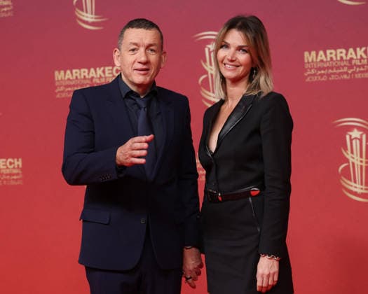 Dany Boon and Clara Vello attend the red carpet during day Five of the 22nd Marrakech International Film Festival Marrakech, Morocco 01 12 2025 451202 2025 12 02 MARRAKECH Morocco  Copyright: xRomualdxMeigneuxx xStarfacex STAR_451202_053