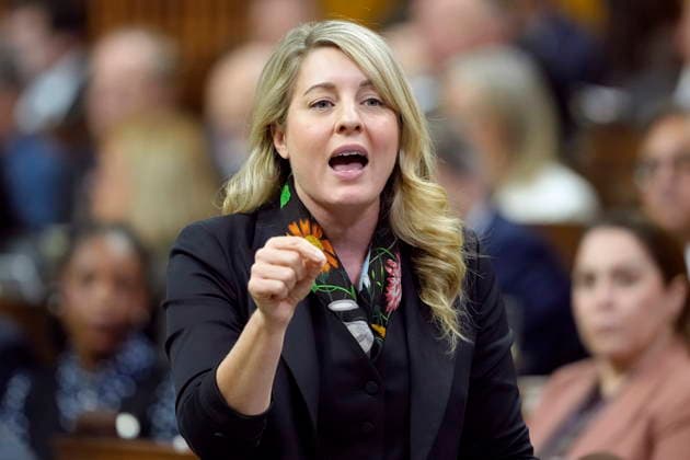 December 2, 2025, Ottawa, On, Canada: Minister of Industry Melanie Joly..rises during Question Period on Parliament Hill in Ottawa, Tuesday, Dec. 2, 2025. Ottawa Canada  - ZUMAc35_ 20251202_zaf_c35_097 Copyright: xAdrianxWyldx