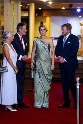 Paramaribo, The Netherlands, 2025-12-02 19:50:11 PARAMARIBO, December 2, 2025, Thalia Theater. King Willem-Alexander and Queen Maxima are paying a state visit to the Republic of Suriname at the invitation of President Jennifer Geerlings-Simons. As a token of appreciation for the hospitality extended, the Royal Couple is offering a cultural program. At the Thalia Theater, Sabrina Starke, a Dutch singer-songwriter of Surinamese descent, will sing her repertoire in collaboration with Surinamese artists. PHOTO: NLBeeld Patrick van Emst Credit: NL Beeld Patrick van Emst  Copyright: xx x