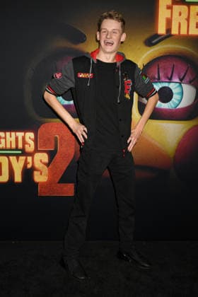 HOLLYWOOD, CALIFORNIA - DECEMBER 02: Evan Asher at the Five Nights At Freddy s 2 premiere presented by Universal Pictures And Blumhouse at TCL Chinese Theatre on December 02, 2025 in Hollywood, California Copyright: xJeffreyxMayerx xMediaPunchx