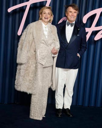 The Fashion Awards 2025 at the Royal Albert Hall in Kensington, London - 01 Dec 2025 Sharon Stone and Brunello Cucinelli attend The Fashion Awards 2025 at the Royal Albert Hall in Kensington, London. London United Kingdom Copyright: xCatxMorleyx xSOPAxImagesx Cat Morley_FA2025_Sharon Stone and Brunello Cucinelli_30712