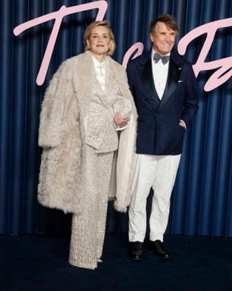 The Fashion Awards 2025 at the Royal Albert Hall in Kensington, London - 01 Dec 2025 Sharon Stone and Brunello Cucinelli attend The Fashion Awards 2025 at the Royal Albert Hall in Kensington, London. London United Kingdom Copyright: xCatxMorleyx xSOPAxImagesx Cat Morley_FA2025_Sharon Stone and Brunello Cucinelli_30714