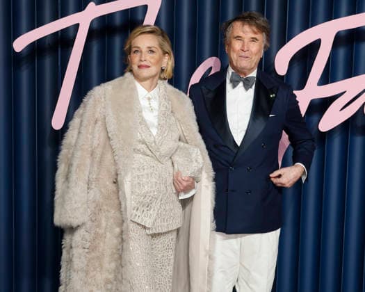 The Fashion Awards 2025 at the Royal Albert Hall in Kensington, London - 01 Dec 2025 Sharon Stone and Brunello Cucinelli attend The Fashion Awards 2025 at the Royal Albert Hall in Kensington, London. London United Kingdom Copyright: xCatxMorleyx xSOPAxImagesx Cat Morley_FA2025_Sharon Stone and Brunello Cucinelli_30715