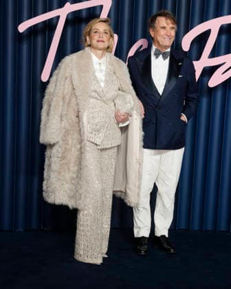 The Fashion Awards 2025 at the Royal Albert Hall in Kensington, London - 01 Dec 2025 Sharon Stone and Brunello Cucinelli attend The Fashion Awards 2025 at the Royal Albert Hall in Kensington, London. London United Kingdom Copyright: xCatxMorleyx xSOPAxImagesx Cat Morley_FA2025_Sharon Stone and Brunello Cucinelli_30717