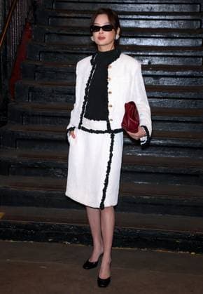 Celebs at The Chanel Metiers D Art Show 2026 - NYC Moon Lee attends the Chanel Metiers D Art Show 2026 inside a subway station in Bowery, New York on December 2, 2025. Photo by Charles Guerin ABACAPRESS.COM New York City NY United States  Copyright: xGuerinxCharles ABACAx