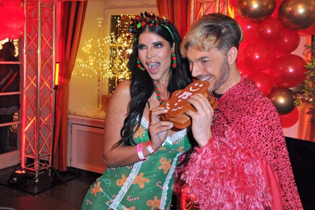 Katy s X-Mas Wonderland 2025 Sam Dylan und Micaela Schäfer anläßlich der Reality-Stars Party Katy s X-Mas Wonderland 2025 am 02.12.2025 in der Wolkenburg Köln. 20251202MWI101142