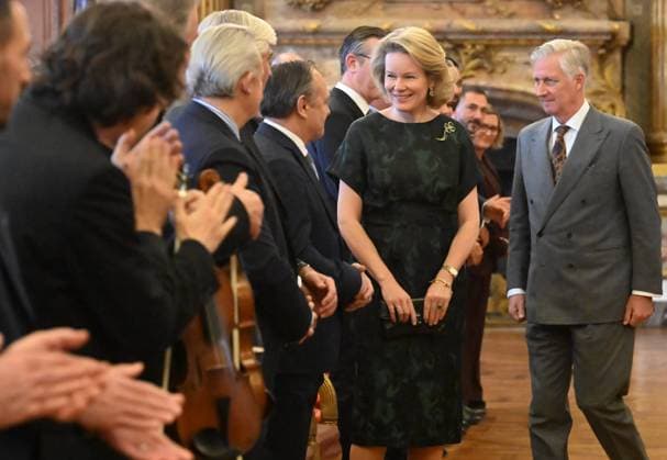 The King and Queen welcome the new Court Suppliers for the 2025 session BRUSSELS, BELGIUM - DECEMBER 3 : King Philippe and Queen Mathilde welcome the new Court Suppliers to the Royal Household for the 2025 session: on December 03, 2025 in Brussels, Belgium, 03 12 2025 Brussels Belgium  Copyright: xBertxVanxDenxBrouckex