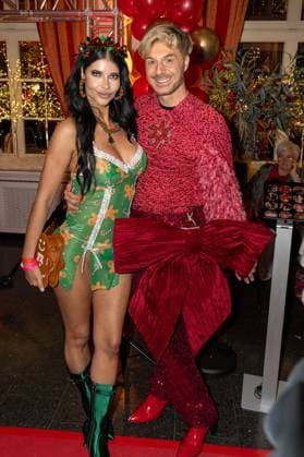 Katys X-mas Wonderland 2025 Sam Dylan und Micaela Schäfer bei Katys X-mas Wonderland Event von Kate Merlan in der Wolkenburg Koeln am 02.12.2025. Koeln Wolkenburg Nordrhein-Westfalen