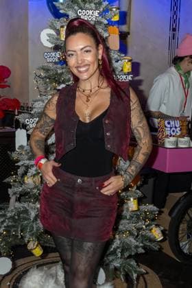 Katys X-mas Wonderland 2025 Aline Jost bei Katys X-mas Wonderland Event von Kate Merlan in der Wolkenburg Koeln am 02.12.2025. Koeln Wolkenburg Nordrhein-Westfalen