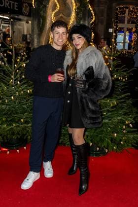 Katys X-mas Wonderland 2025 Marco Strecker und Nathalie Gaus bei Katys X-mas Wonderland Event von Kate Merlan in der Wolkenburg Koeln am 02.12.2025. Koeln Wolkenburg Nordrhein-Westfalen