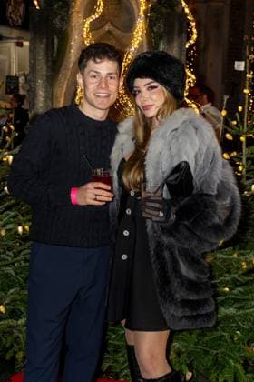 Katys X-mas Wonderland 2025 Marco Strecker und Nathalie Gaus bei Katys X-mas Wonderland Event von Kate Merlan in der Wolkenburg Koeln am 02.12.2025. Koeln Wolkenburg Nordrhein-Westfalen