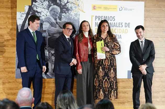 Queen Letizia presents the Queen Letizia National Disability Awards The President of the Junta de Castilla y León, Alfonso Fernández Manueco i , Queen Letizia 3i , the Minister of Social Rights, Consumption and Agenda 2030, Pablo Bustinduy d , during the meeting of the Royal Council of the Board on Disability and presentation of the Queen Letizia National Disability Awards, at CREA Alzheimer, on December 3, 2025, in Salamanca, Castilla Leon Spain The National Disability Awards are granted by the Royal Board on Disability and serve to recognize the work for inclusion and the defense of the rights of people with disabilities Each year they are presented personally by Her Majesty the Queen as honorary president 03 DECEMBER 2025 PATRONATO SOBR  Copyright: xManuelxÃngelxLayax 7145481