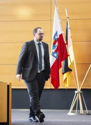 8. THÜRINGER LANDTAG - 29. PLENARSITZUNG ** NUR FÜR REDAKTIONELLE ZWECKE ** EDITORIAL USE ONLY **<p>03 12 2025-Erfurt: Thüringer Landtag 8. Wahlperiode 29. Plenarsitzung im Foto: Landtagspräsident Thadäus König (CDU) ( Deutschland Thueringen Erfurt Copyright: SaschaxFromm