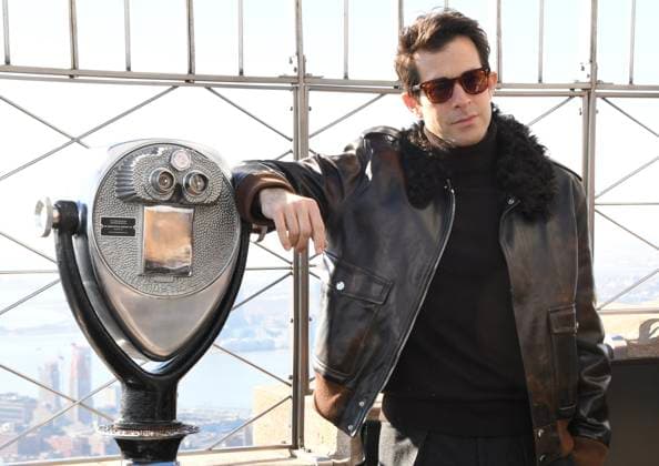 NEW YORK, NY - DECEMBER 3: Mark Ronson lights the Empire State Building with Spotify on December 3, 2025 in New York City. Copyright: xMediaPunchx