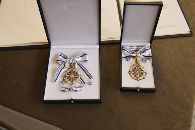 Feierstunde aus Anlass der Verleihung des Bayerischen Maximiliansorden durch Ministerpräsident Dr. Markus Söder im Antiquarium der Münchner Residenz. München, 03.12.2025 Copyright: xMatthiasxWehnertx