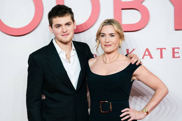 Goodbye June World Premiere - Arrivals (L-R) Joe Anders and Kate Winslet attend the Goodbye June World Premiere at the Curzon Mayfair, Credit:Lounis Tiar Avalon United Kingdom, London, Mayfair  Copyright: xLounisxTiarx xAvalonx 1056312279