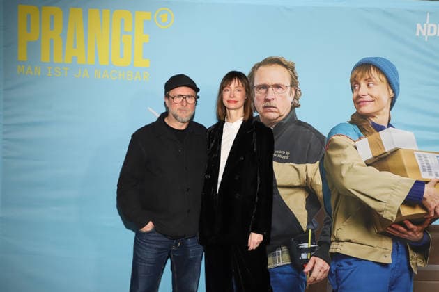 Fototermin PRANGE Bjarne Maedel, Katharina Marie Schubert, Fototermin PRANGE, UCI Kino Mundsburg, Hamburg, 03.12.2025 Copyright: xEventpressxBecherx