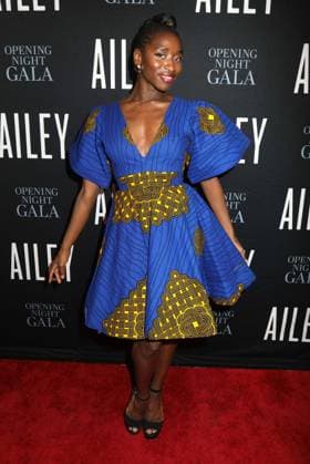 December 3, 2025, New York, New York, USA: Dancer CAROLINE T. DARTEY seen during the red carpet arrivals for the 2025 Alvin Ailey American Dance TheaterÃ¢â‚¬â ¢s Opening Night Gala held New York CIty Center. New York USA - ZUMAk03_ 20251203_zaf_k03_027 Copyright: xNancyxKaszermanx