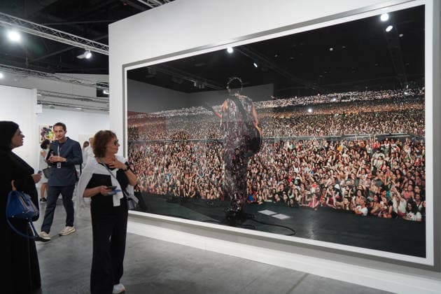 December 3, 2025, Miami Beach, Florida, USA: Art Basel 2025, During Miami Art Week,.Miami Beach Convention Center, Miami Beach-Florida.December 3, 2025. Miami Beach USA - ZUMAms4_ 20251203_faf_ms4_009 Copyright: xSoniaxMoskowitzxGordonx