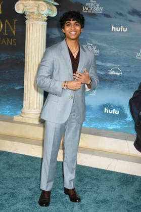 LOS ANGELES, CA - DECEMBER 3: Aryan Simhadri at the season 2 world premiere of Disney+ s Percy Jackson and the Olympians at Academy Museum of Motion Pictures on December 03, 2025 in Los Angeles, California. Copyright: xJeffreyxMayerx xMediaPunchx