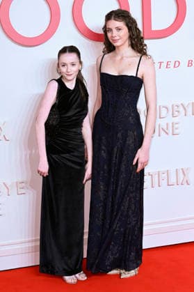 Flora Jacoby Richardson und Nancy Hannan bei der Weltpremiere des Kinofilms Goodbye June im Curzon Mayfair. London, 03.12.2025