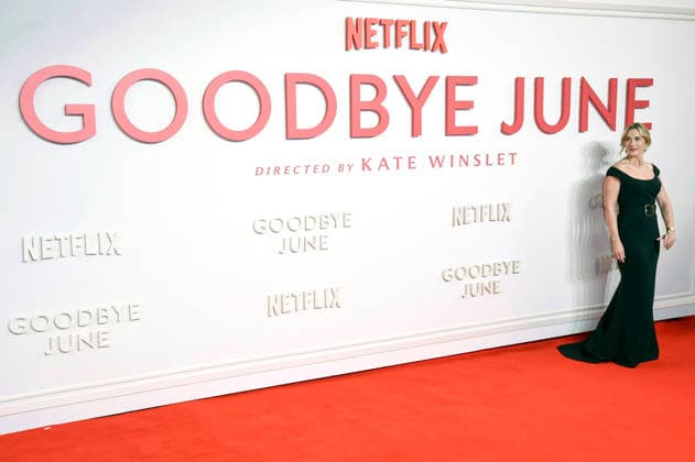 Kate Winslet bei der Weltpremiere des Kinofilms Goodbye June im Curzon Mayfair. London, 03.12.2025