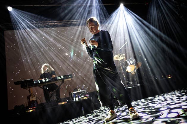 Mew live in Oslo, Norway Oslo, Norway. 03rd, December 2025. The Danish band Mew performs a live concert at Sentrum Scene in Oslo. Here singer and songwriter Jonas Bjerre is seen live on stage. Norway, Oslo, Sentrum Scene  Copyright: xGonzalesxPhoto TerjexDokkenx