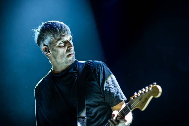Mew live in Oslo, Norway Oslo, Norway. 03rd, December 2025. The Danish band Mew performs a live concert at Sentrum Scene in Oslo. Here guitarist Mads Wegner is seen live on stage. Norway, Oslo, Sentrum Scene  Copyright: xGonzalesxPhoto TerjexDokkenx