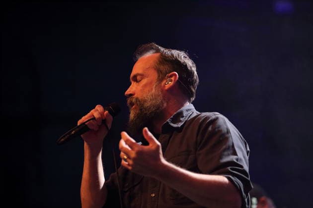 Neil Fallon von der Band Clutch bei einem Konzert im Huxleys Neue Welt in Berlin, 3. Dezember 2025. Clutch Konzert Berlin