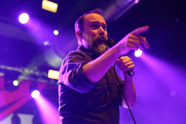 Neil Fallon von der Band Clutch bei einem Konzert im Huxleys Neue Welt in Berlin, 3. Dezember 2025. Clutch Konzert Berlin
