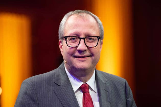 Andreas VOSSKUHLE, Voßkuhle, ehem. Praesident Bundesverfassungsgericht, Portraet, Porträt, Portrait, Angeschnittenes Einzelbild, Einzelmotiv, Hanns-Joachim-Friedrichs-Preis 2025, Verleihung am 04.12.2025, in Koeln.