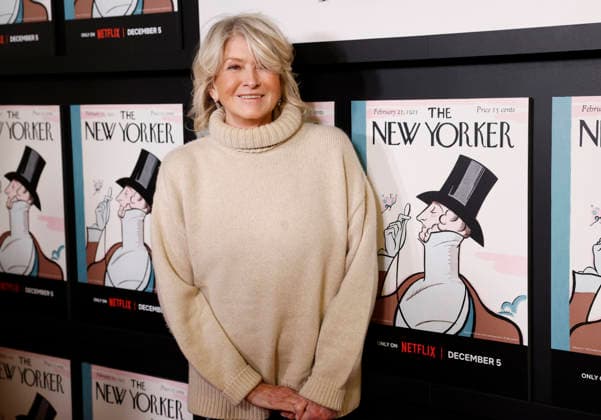 Martha Stewart arrives on the red carpet at Netflix s The New Yorker At 100 New York Screening at The Paris Theatre in New York City on Thursday, December 4, 2025.  NYP20251204151 JOHNxANGELILLO