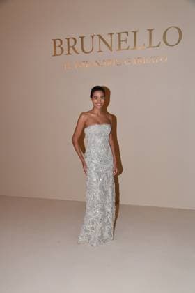 Rome, Cinecitta Studios Premiere of the Film Brunello Il Visionario Garbato , In the photo: Tina Kunakey  Copyright: xVincenzoxLandix xipa-agency.netx xVincenzoxLandix IPA_Agency_IPA68756743