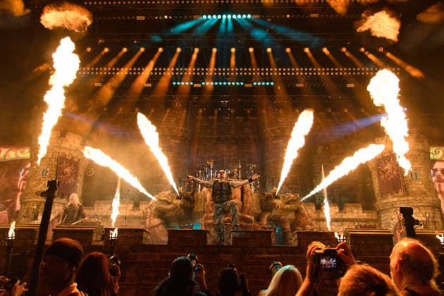 Sabaton Perform at O2 Arena, London Lead singer Joakim BrodÃ n of Swedish power metal band Sabaton performs at O2 Arena, London, England, UK on Thursday 4 December 2025 as part of their The Legendary Tour ., Credit:Justin Ng Avalon UK, England, London, O2 Arena  Copyright: xJustinxNgx xAvalonx 1056611952