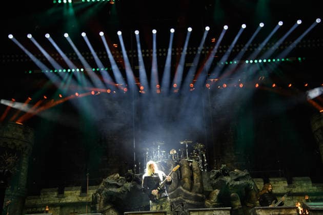 Sabaton Perform at O2 Arena, London Guitarist Thorbjörn_Englund of Swedish power metal band Sabaton performs at O2 Arena, London, England, UK on Thursday 4 December 2025 as part of their The Legendary Tour ., Credit:Justin Ng Avalon UK, England, London, O2 Arena  Copyright: xJustinxNgx xAvalonx 1056611959