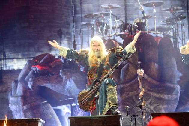 Sabaton Perform at O2 Arena, London Bassist Pär Sundström of Swedish power metal band Sabaton performs at O2 Arena, London, England, UK on Thursday 4 December 2025 as part of their The Legendary Tour ., Credit:Justin Ng Avalon UK, England, London, O2 Arena  Copyright: xJustinxNgx xAvalonx 1056612044