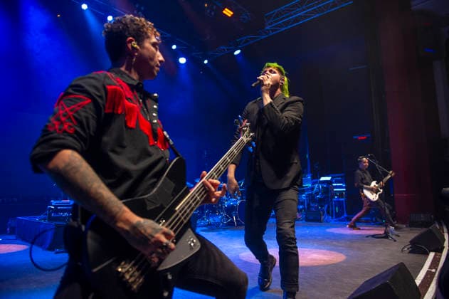 The Funeral Portrait at O2 Shepherds Bush Empire 04 12 2025 American rock band The Funeral Portrait perform at O2 Shepherds Bush Empire in London on 4th December 2025 supporting The Rasmus. Lee Jennings lead vocals, Cody Weissinger lead guitar, backing vocals, Robert Weston bass, Homer Umbanhower drums., Credit:Zoran Veselinovic Avalon UK, London, O2 Shepherds Bush Empire  Copyright: xZoranxVeselinovicx xAvalonx 1056610446