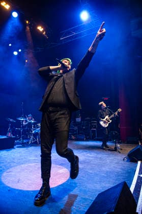 The Funeral Portrait at O2 Shepherds Bush Empire 04 12 2025 American rock band The Funeral Portrait perform at O2 Shepherds Bush Empire in London on 4th December 2025 supporting The Rasmus. Lee Jennings lead vocals, Cody Weissinger lead guitar, backing vocals, Robert Weston bass, Homer Umbanhower drums., Credit:Zoran Veselinovic Avalon UK, London, O2 Shepherds Bush Empire  Copyright: xZoranxVeselinovicx xAvalonx 1056610460
