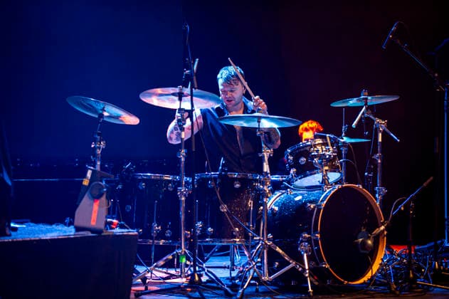 The Funeral Portrait at O2 Shepherds Bush Empire 04 12 2025 American rock band The Funeral Portrait perform at O2 Shepherds Bush Empire in London on 4th December 2025 supporting The Rasmus. Lee Jennings lead vocals, Cody Weissinger lead guitar, backing vocals, Robert Weston bass, Homer Umbanhower drums., Credit:Zoran Veselinovic Avalon UK, London, O2 Shepherds Bush Empire  Copyright: xZoranxVeselinovicx xAvalonx 1056610473