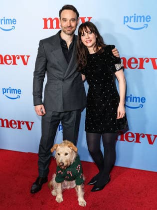 Los Angeles Special Screening Of Amazon Prime Video s Merv CULVER CITY, LOS ANGELES, CALIFORNIA, USA - DECEMBER 04: English actor Charlie Cox, American actress, singer, songwriter, and producer Zooey Deschanel and Gus the Dog arrive at the Los Angeles Special Screening Of Amazon Prime Video s Merv held at The Culver Theater on December 4, 2025 in Culver City, Los Angeles, California, United States., Credit:Xavier Collin Avalon United States, California, Culver City, The Culver Theater  Copyright: xXavierxCollinx xAvalonx 1056628173