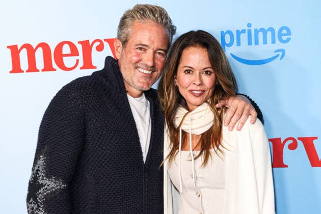 Los Angeles Special Screening Of Amazon Prime Video s Merv CULVER CITY, LOS ANGELES, CALIFORNIA, USA - DECEMBER 04: Triathlete Scott Rigsby and girlfriend American TV personality and model Brooke Burke arrive at the Los Angeles Special Screening Of Amazon Prime Video s Merv held at The Culver Theater on December 4, 2025 in Culver City, Los Angeles, California, United States., Credit:Xavier Collin Avalon United States, California, Culver City, The Culver Theater  Copyright: xXavierxCollinx xAvalonx 1056628885