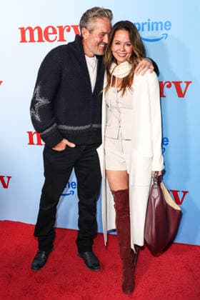 Los Angeles Special Screening Of Amazon Prime Video s Merv CULVER CITY, LOS ANGELES, CALIFORNIA, USA - DECEMBER 04: Triathlete Scott Rigsby and girlfriend American TV personality and model Brooke Burke arrive at the Los Angeles Special Screening Of Amazon Prime Video s Merv held at The Culver Theater on December 4, 2025 in Culver City, Los Angeles, California, United States., Credit:Xavier Collin Avalon United States, California, Culver City, The Culver Theater  Copyright: xXavierxCollinx xAvalonx 1056628898