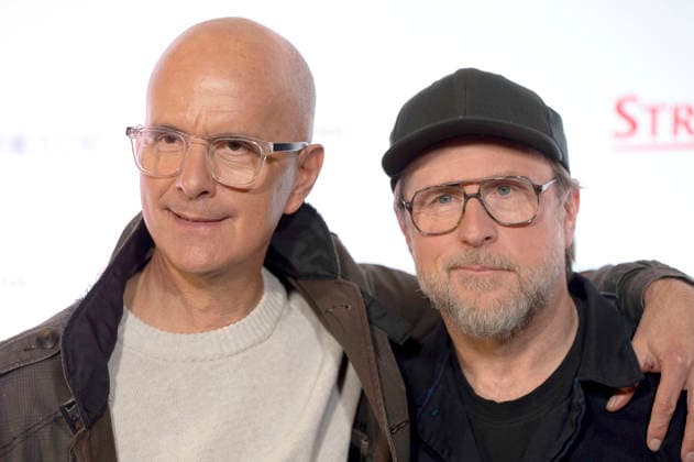 Christoph Maria Herbst und Bjarne Mädel bei der Fanpremiere des Kinofilms Stromberg - Wieder alles wie immer im Cinedom. Köln, 04.12.2025