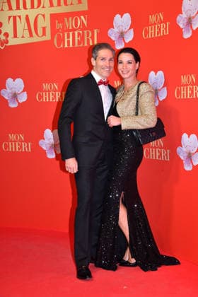 Christian Polanc und Laura Brand beim Mon Cheri Barbara Tag Event am 4.12.2025 in der Residenz in Muenchen Mon Cheri Barbara Tag 2025 Event in Muenchen