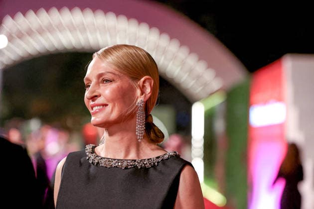 Red Sea Film Festival Opening Ceremony - Jeddah Uma Thurman poses on the red carpet during the opening ceremony of the 5th edition of the Red Sea Film Festival in Jeddah, Saudi Arabia, on December 4, 2025. Photo by Balkis Press ABACAPRESS.COM Jeddah Saudi Arabia  Copyright: xBalkisxPress ABACAx