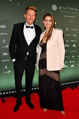 Maximilian Arland und Rebecca Kunikowski bei der 2. Kindeswohl-Berlin Charity Gala 2025 im Hotel Pullman Berlin Schweizerhof in Berlin 04.12.2025