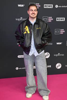 Julyan Pohl bei der 26. Verleihung der 1Live Krone 2025 im Lokschuppen. Bielefeld, 04.12.2025