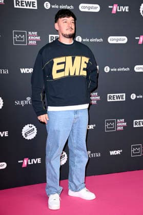 Montez bei der 26. Verleihung der 1Live Krone 2025 im Lokschuppen. Bielefeld, 04.12.2025